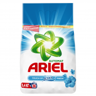 Средство моющее Ariel Touch of Lenor fresh Automat 5,4кг Image - 5