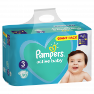 Подгузники Pampers Active Baby Midi детские 6-10кг 90шт Image - 2