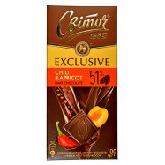 Шоколад Світоч Exclusive черный с перцем чили/абрикосом 100г Image - 1