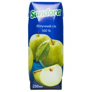 Сок Sandora Яблочный 250мл Image - 2
