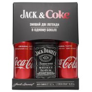 Набор Jack Daniel`s&Coca-Cola Виски 0,7л+Coca-Cola 0,33*2шт Image - 3