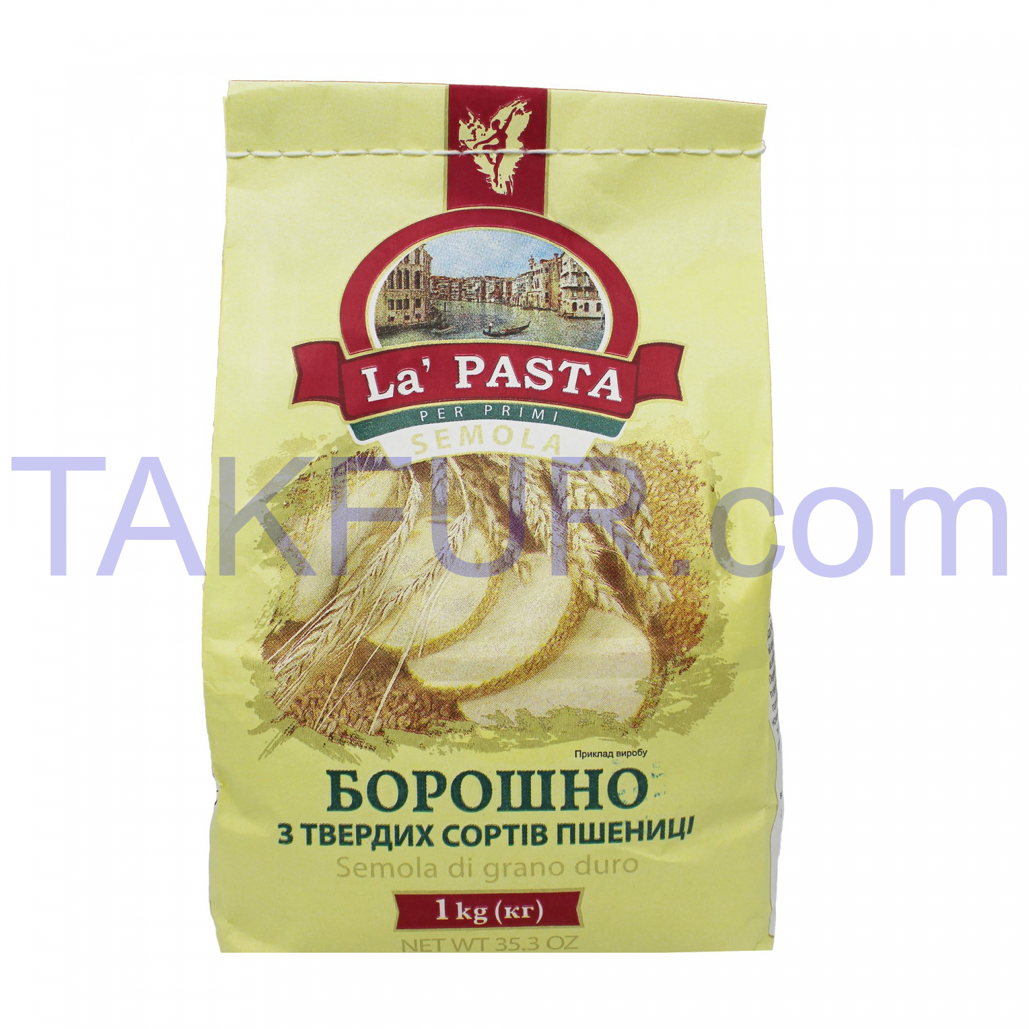 Мука La Pasta из твердых сортов пшеницы 1кг купить онлайн с доставкой в ...