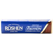 Батон Roshen молочно-шоколадный с начинкой крем-брюле 43г Image - 1