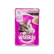 Корм Whiskas 1+ с лососем в соусе полноценный рацион 100г Image - 4