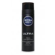 Пена для бритья Nivea Men Ultra с активным углем 200мл Image - 8