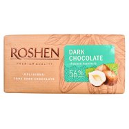 Шоколад Roshen с измельченными лесными орехами черный 90г Image - 1