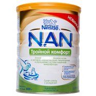 Смесь Nan Тройной комфорт сухая мол д/дет с рожд 800г Image - 1