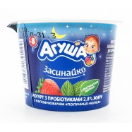 Йогурт Засыпайка Клубн-мелисса Агуша 90г Image - 2