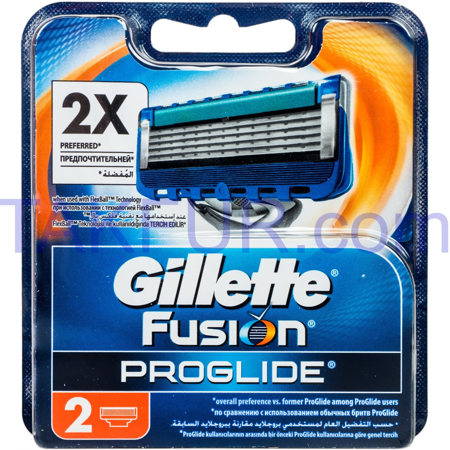 Кассеты для бритья Gillette Fusion ProGlide сменные 2шт купить онлайн с ...