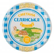 Сметана Селянська 15% 350г Image - 4