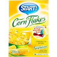 Завтраки сухие Start! Хлопья кукурузные натурал 270г Image - 1