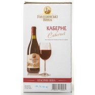 Вино Голіцинські Вина Каберне сухое красное 9,5-14% 3л Image - 3