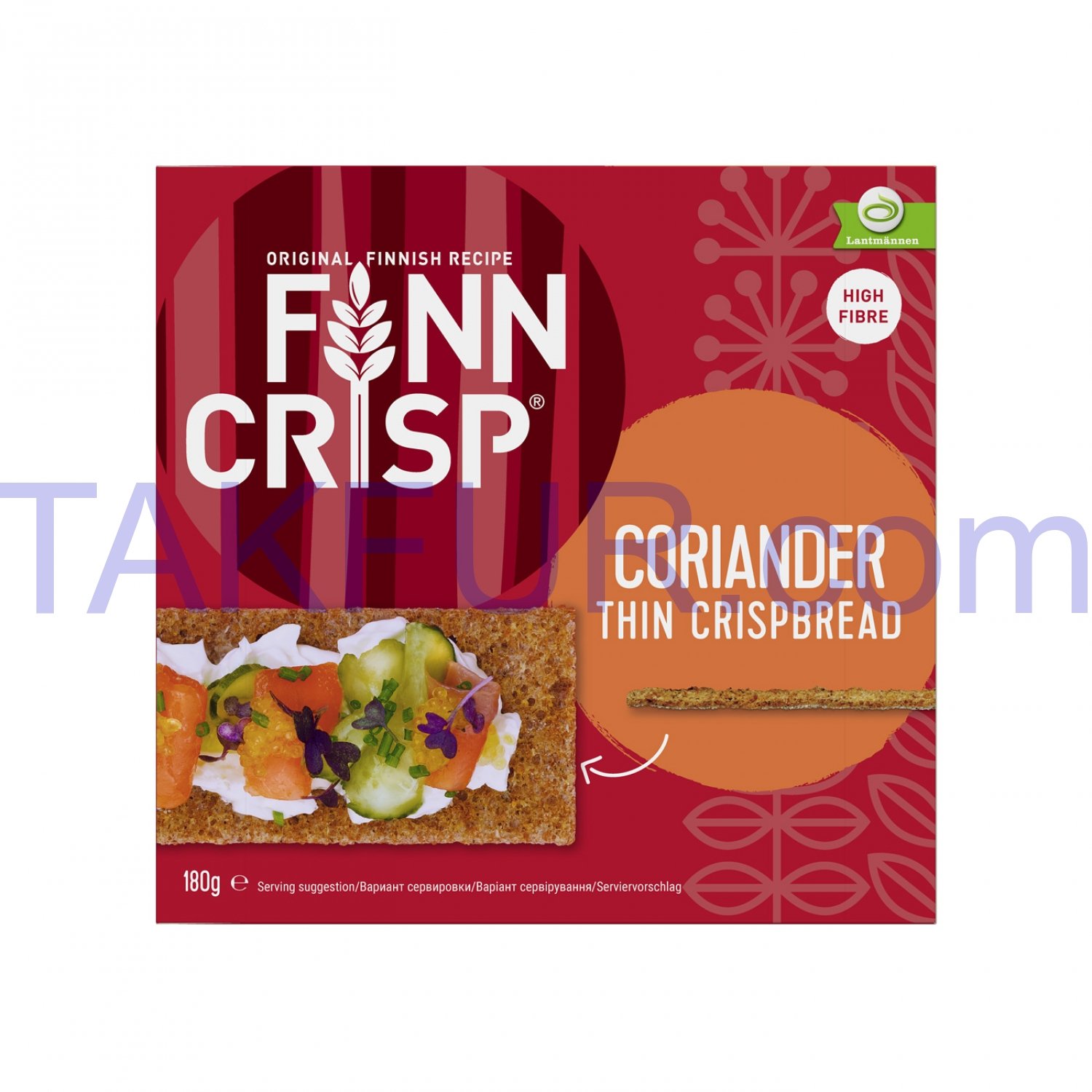 Сухарики Finn Crisp Бородинские тонкие с кориандром 180г купить онлайн ...