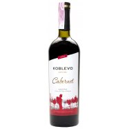 Вино Koblevo Каберне сухое сортовое красное 9.5-14% 0.75л Image - 1