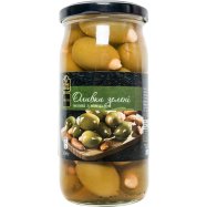 Оливки Fine Food Finestro с миндалем зеленые большие 350г Image - 1