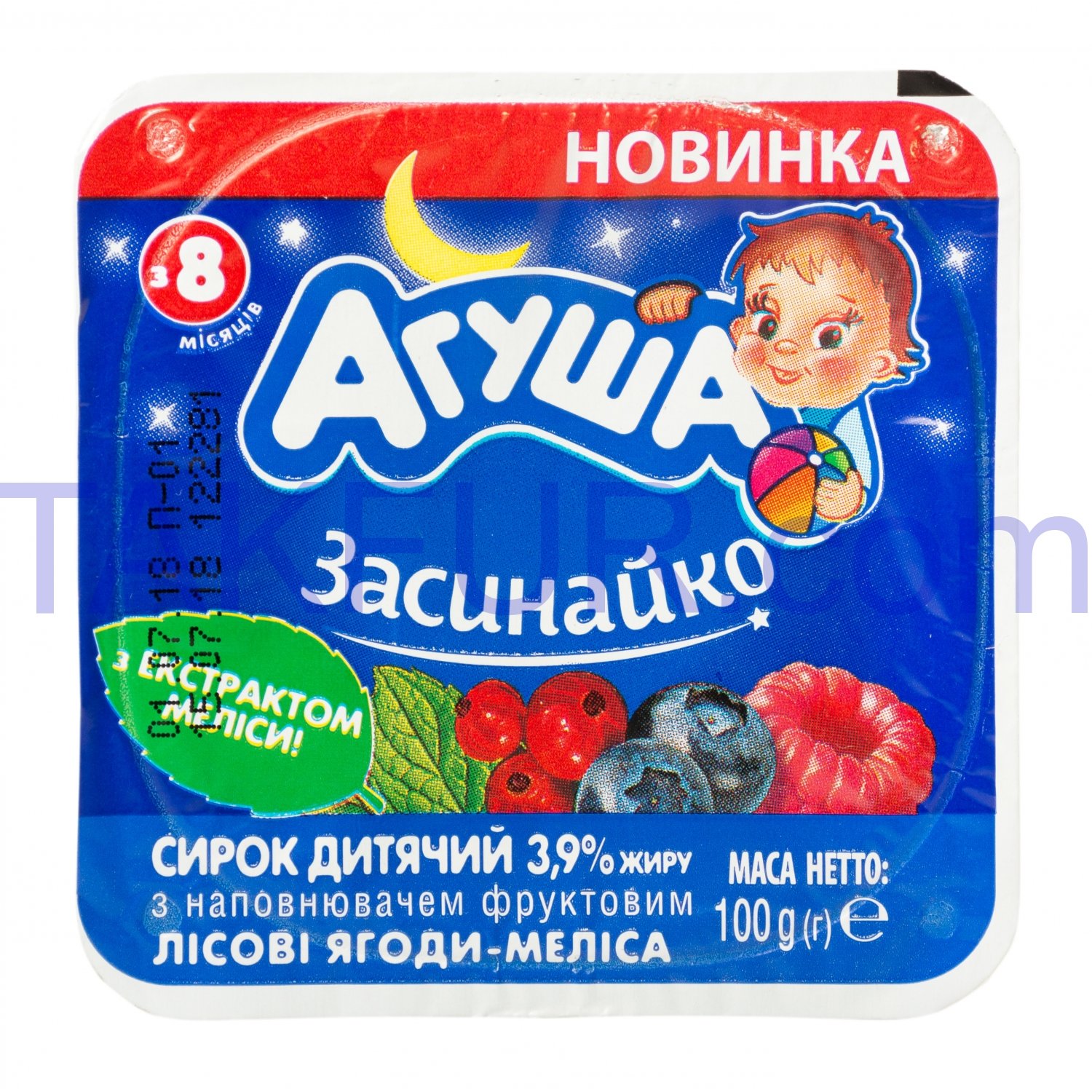 Сырок Засыпайка Лесн яг-мелис Агуша 100г купить онлайн с доставкой в ...