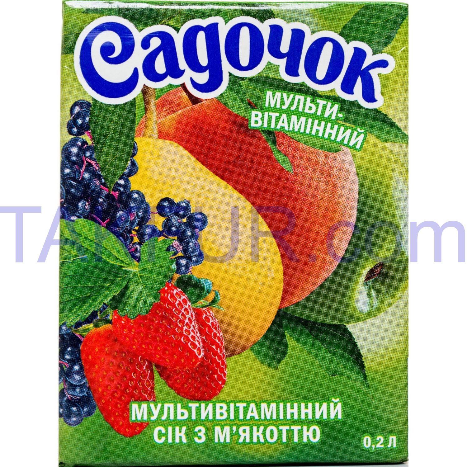Сок Садочок Мультивитаминный с мякотью 0,2л купить онлайн с доставкой в ...