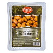 Оливки Fimtad зеленые надрезанные маринованные 400г Image - 1