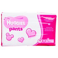Підгузки-трусики Huggies Pants для дівчат 4розм 9-14кг 72шт Image - 9