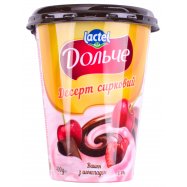 Десерт Дольче Вишня с шоколадом творожный 3.4% 400г Image - 1