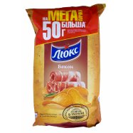 Чипсы Люкс со вкусом бекона картофельные 183г Image - 1