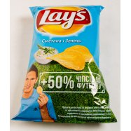 Чипсы Lay`s картофельные со вкусом сметаны и зелени 200г Image - 5