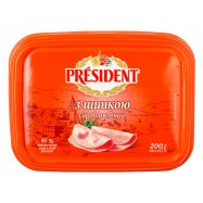PRESIDENT СИР ПЛ.45%200Г Image - 1
