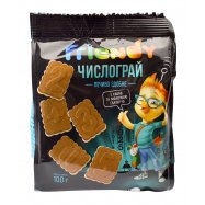 Печенье Friendy Числограй какао молоч глазурью сдобное 100г Image - 1
