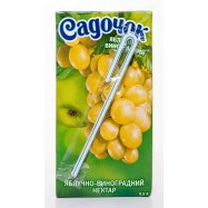Нектар Садочок яблочно-виноградный осветленный 0.5л Image - 4