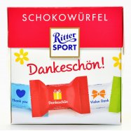 Конфеты Ritter Sport Schokowürfel Dankeschön! шоколадн 176г Image - 2