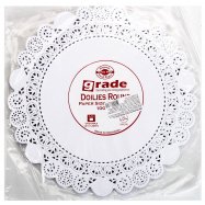 Салфетки Grade ажурные круглые 30см 100шт Image - 1