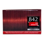 Крем-краска для волос Brillance 842 Куба Жаркая ночь 1шт Image - 3