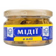 Мидии Водный Мир в масле 200г Image - 1