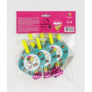 Дудки-язычки Eventa Hello Kitty пластик с картон декором 6шт Image - 2