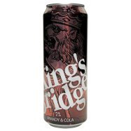 Напиток King`s Bridge Brandy & Cola слабоалког 7% 0,45л ж/б Image - 1