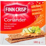 Сухарики Finn Crisp Бородинские тонкие с кориандром 180г Image - 6