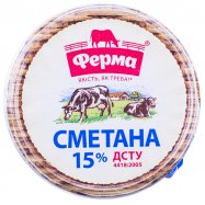 Сметана Ферма 15% 350г Image - 5