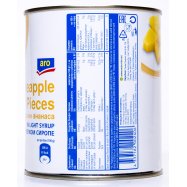 Ананас Aro кусочки в легком сиропе 820г Image - 3