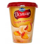 Десерт Дольче Персик творожный 3.4% 400г Image - 1