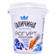 Йогурт Галичина Карпатский черника-злаки питьевой 2,5% 280г Image - 1