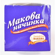 Начинка маковая Santa Vita Bakers с цедрой апельсина 500г Image - 2