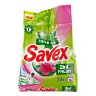 Порошок для стирки Savex Parfum Lock 2в1 для б/цвет тк 2,4кг Image - 6