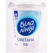 БІЛА ЛІНІЯ СМЕТАНА 15%350Г(СТ) Image - 3