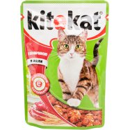 Корм для котов Kitekat с говядиной в желе 100г Image - 4