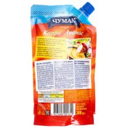 Соус Чумак на основе растит масел Карри ананас 200г Image - 2