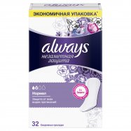 Прокладки ежедневные Always Normal Duo Незаметн защита 32шт Image - 2
