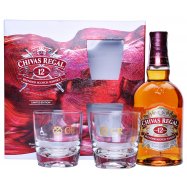 Набір Віскі Chivas Regal 12 років 40% 0,7л + 2 склянки Image - 1