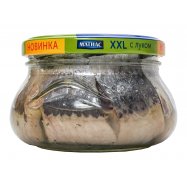 Сельдь Матиас ХХL филе-кусочки с луком в масле 260г Image - 5