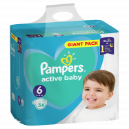 Подгузники Pampers Active Baby Extra Large детс 13-18кг 56шт Image - 2