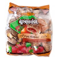 Пряники Київхліб Фруктовый сад с клубничной начинкой 360г Image - 1